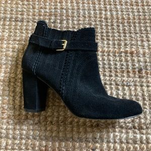 Dolce Vita Black Suede Booties